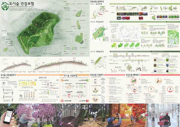 가든프로젝트 - 도시숲설계공모, ‘도시숲 건강보험’ 최우수상